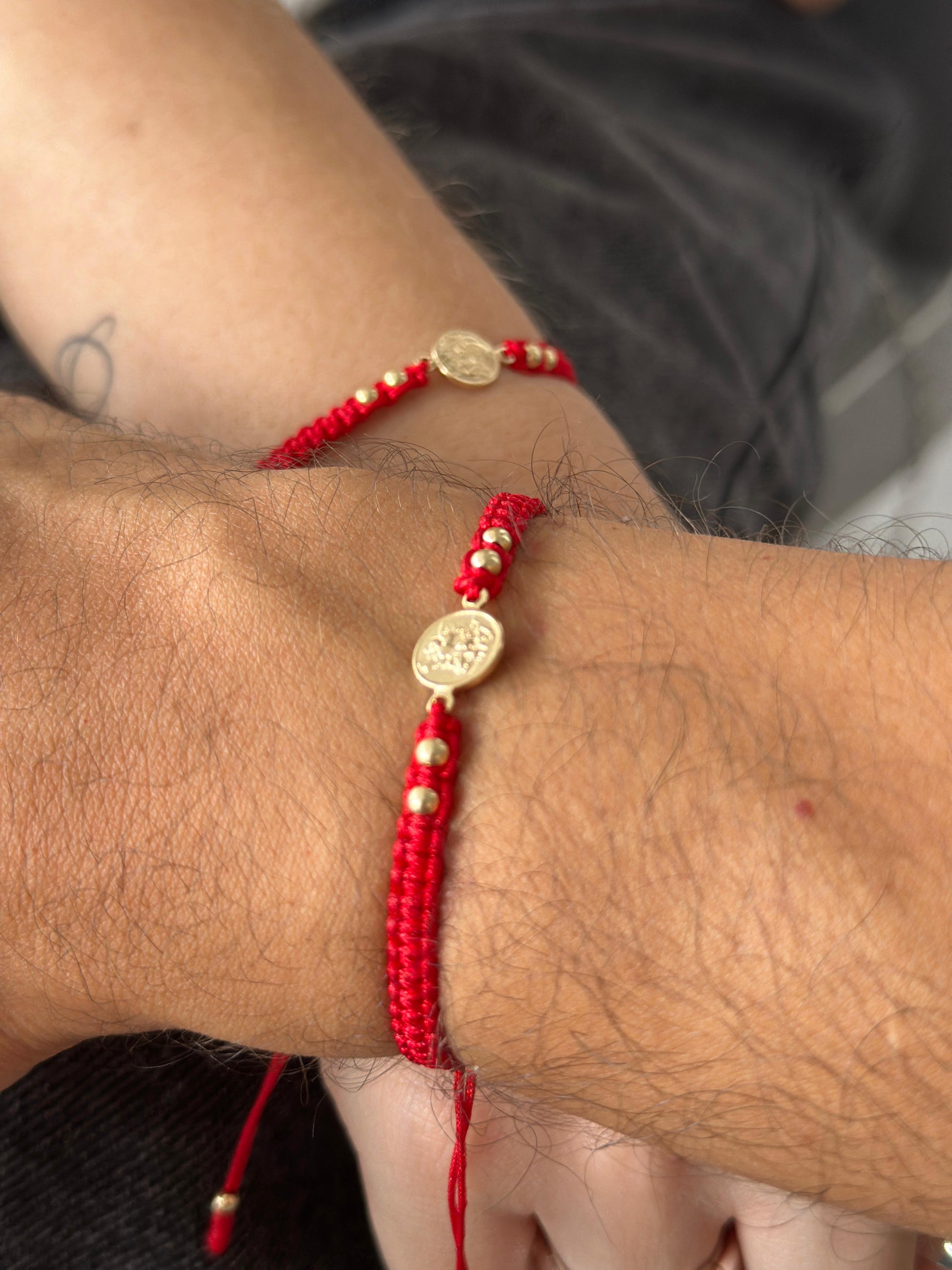 Set para Pareja Pulsera San Miguel Arcángel x 2